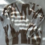 Oversized Cream Sweater Tan Size L Photo 5