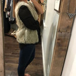 Bershka xsmall faux fur Fall/Winter vest Photo 1