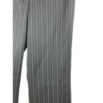 Taylor B.Moss VTG Black Olive Pin Striped Y2K 90s Office Dress Pants NWT 4 Photo 3