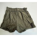 Wilfred  Free Womens Olive Green Paper‎ Bag Waist Casual Shorts Size S Photo 3