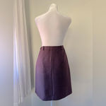 H&M Hennes () Purple Herringbone Print Mini Skirt Photo 6