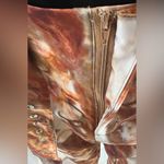 A.Peach  Belted Orange Marbled Pants High Waisted NWT Size L Photo 8