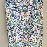 Boden Multicolor Floral Pencil Skirt 12 Long White Photo 0