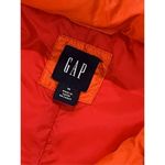 Gap Vintage Down Puffer Zipper Winter Washable Vest Orange Spice MEDIUM Outdoor Photo 8