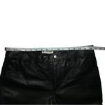 Free People Black Vegan Faux Leather Womens Skinny Jeans Size 10 Photo 2