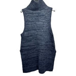 Woolrich  Navy Blue Desert Chill Pullover Sleeveless Turtleneck Tunic Medium NEW Photo 4
