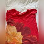 Lucky Brand Red and Orange Short Sleeve Tee Photo 5
