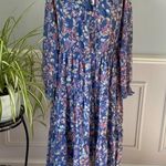 BeachLunchLounge Collection Long Sleeve Tiered 2-Piece Midi Dress Size M Boho Photo 0