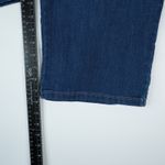 Lee Jeans Womens 16W Medium (37x19.5) Blue Capri Crop Relaxed Fit Denim Stretch Photo 5