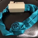 Urban Outfitters Green Satin Headband Photo 0