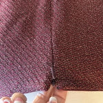 Worthington  Burgundy Tweed Cap Sleeve Dress Size 12 Photo 4