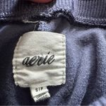 Aerie  Flare Leg Velour Pants Women’s Small Blue Photo 2