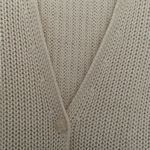 Andrea Jovine  Cream Knit Cardigan Photo 4