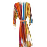 Natori  NWTs Striped Belted Robe size medium Photo 5