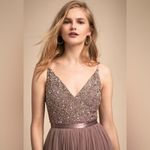 Anthropologie BHLDN  Avery Beaded Sequins
Maxi Dress Size 2 bridesmaid Photo 1