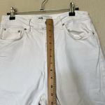 ZARA  Straight Wide Leg‎ Jeans in Ivory White  size 8 Photo 10
