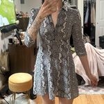 ZARA  Dress Snake Print Mini Photo 1