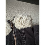 22 Twenty Two Black Corduroy Faux Fur Trim‎ Small Full Zip ASO Gilmore Girls Photo 7