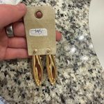 Anthropologie  Gold with Dots Earrings Photo 2