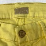 MOTHER The Looker Crop Womens Yellow Jeans Blinding Light Size 26x29Made in USA Photo 4