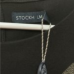 STOCKH LM,Elegant Black and Gold Tank Top,size S, Photo 1