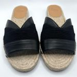 Castaner Castañer Pasi flat leather espadrille sandals Minimalist slides in black  Sz 5 Photo 6