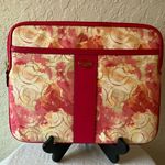Coach : Pink Floral Abstract Tablet/iPad cover- sleeve- pockets- padded Photo 0
