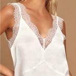 Lulus Women’s Forever Flirty White Lace Cami Top in white size Small Photo 1