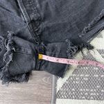 Free People  Sofia black distressed‎ denim shorts women’s size 31 Photo 3