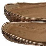 Yoki Sz 6  Urban 378 Rose Gold Sequins Flat Ballet Pointed Shoes Photo 7