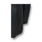 Endless Rose M Black Faux Leather PU Oversized Blazer Jacket Y2K Mob Wife NWT Photo 7