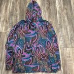 Gymshark  Purple Marbled Shades Print Pullover Hoodie Yoga Workout Sweatshirt M Photo 2