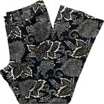 Ralph Lauren Black Label Floral Paisley Print Linen Pants Black Tan Photo 14