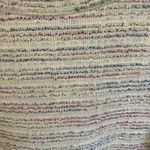 Loft NWOT Pastel Striped Dress with Eyelet Ruffle Sleeves Photo 2