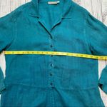 Ivy Park IVY Dark Turquoise Linen Blouse/Jacket. Size Small. Photo 8