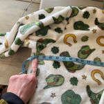 Throwzy Lucky Western Cowgirl Hooded Oversized Soft Lounge Sweater One Size Green Size XL Photo 10