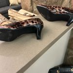 Nine West Life Stride Leopard Print Heels size 9 S perfect condition Photo 2