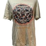 Vintage Max 2003 Tan with Grey Orange Graphic Women's Short Sleeve Tee Medium Photo 0