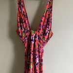 Urban Outfitters UO pin and needles floral deep v neck dress Photo 0