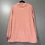 D&Co Dusty Pink Cozycore Textured Mock Neck Sweatshirt Photo 5