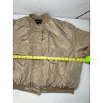 BY.DYLN Kai Bomber Jacket in Mushroom. Size M. Tan Size M Photo 8