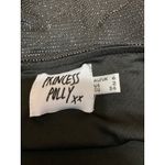 Princess Polly Black Sleeveless Glitter Sparkly Cowl Neck Cami Crop Top Size 2 Photo 3