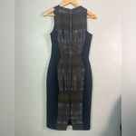 AMANDA WAKELEY Midnight/Multi Tapis Short Jacquard Dress size 6 Black Photo 7