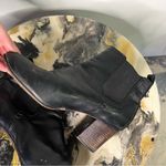Frye  Stella Short Chelsea Black Leather Boot Photo 11