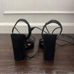 Steve Madden Serrina Black Leather Lace-Up Heels size 5.5 Photo 7