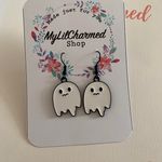 Handmade Ghost Charm Drop Earrings  Photo 0