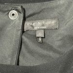 Rag and Bone  Women’s Size 6 Black Lambskin Trimmed Waist Tuxedo Open Back Jumpsuit Photo 5