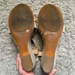 Arturo Chiang Clover Zebra Striped Wedge Platform Sandal Women’s size 9.5 Photo 7