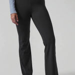 Athleta Delancey Flare Pants Small Tall Black NEW Athletic Athleisure Casual Photo 0