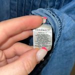 ✨Sundance Catalog TESSA Chambray Sz Large Shirt Pearlized Button✨ Blue Photo 8